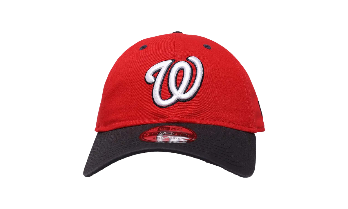 9TWENTY Washington Nationals Core Classic Strapback Hat "Red / Black - Brim" NE660