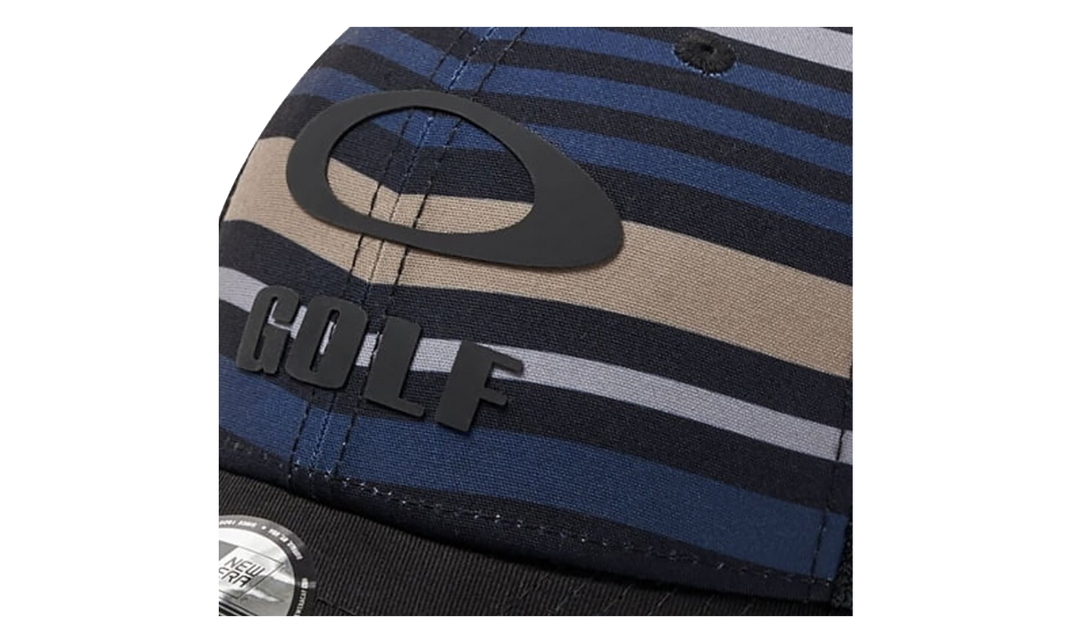 9FORTY OAKLEY x Heather New Era Golf Snapback Hat "Blackout" 911523LDS 02E