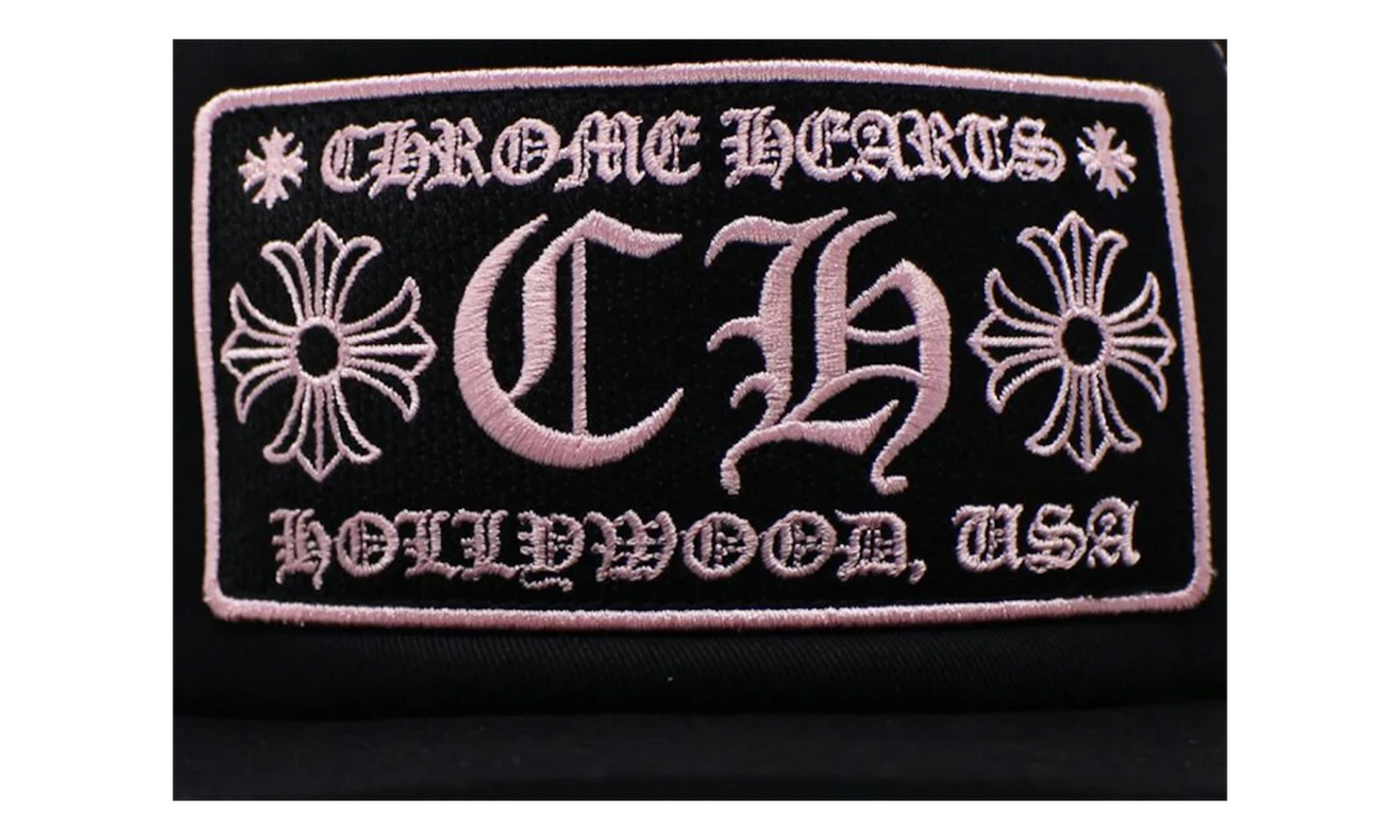 CH Hollywood Trucker Hat "Black/Pink" CHRM1618