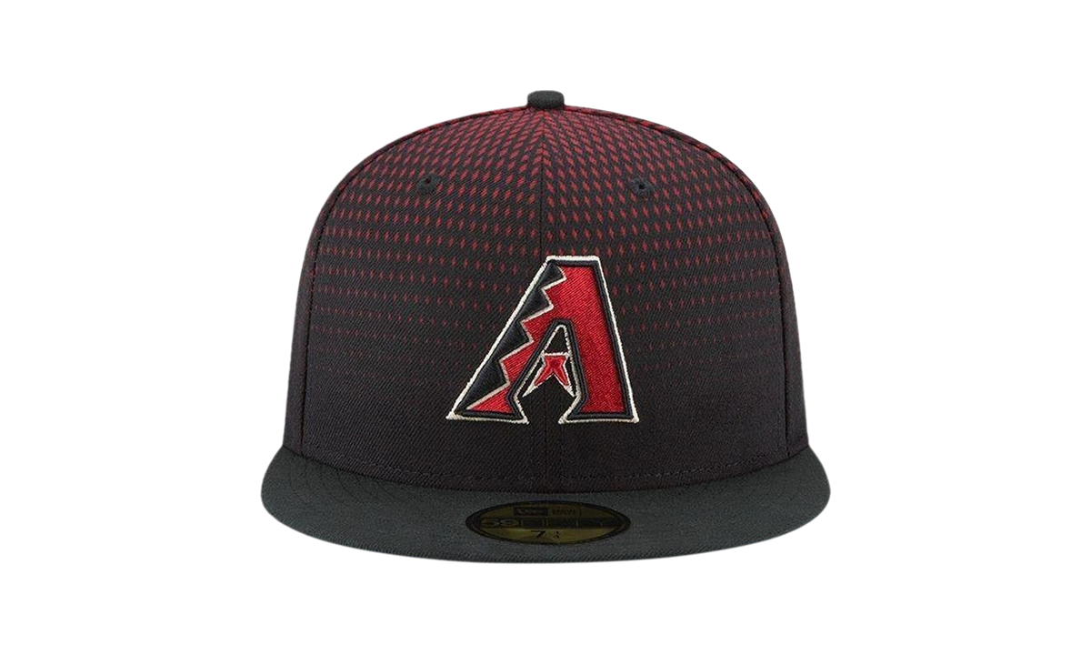 59FIFTY Arizona Diamondbacks 2017 Low Profile Authentic Fitted Hat "Red Diamond Pattern / Black - Brim" NE626
