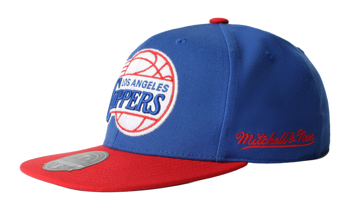 NBA Hardwood Classics Core Side Fitted Cap "Los Angeles Clippers - Royal Red" 6HSFDX21137 LACRYRD