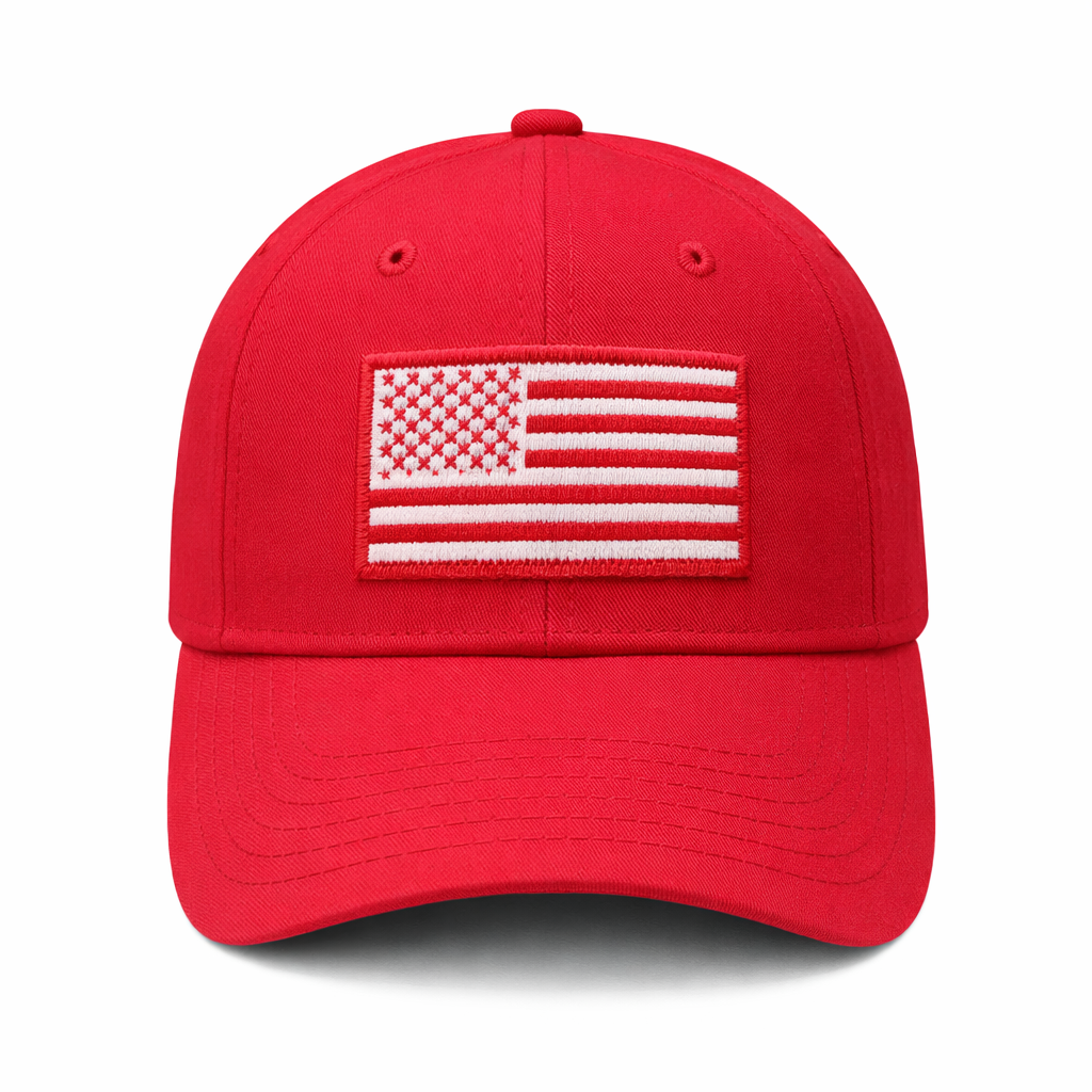 America 250th Anniversary Hat – Red American Flag Baseball Cap 1776 - 2026 (Exclusive)