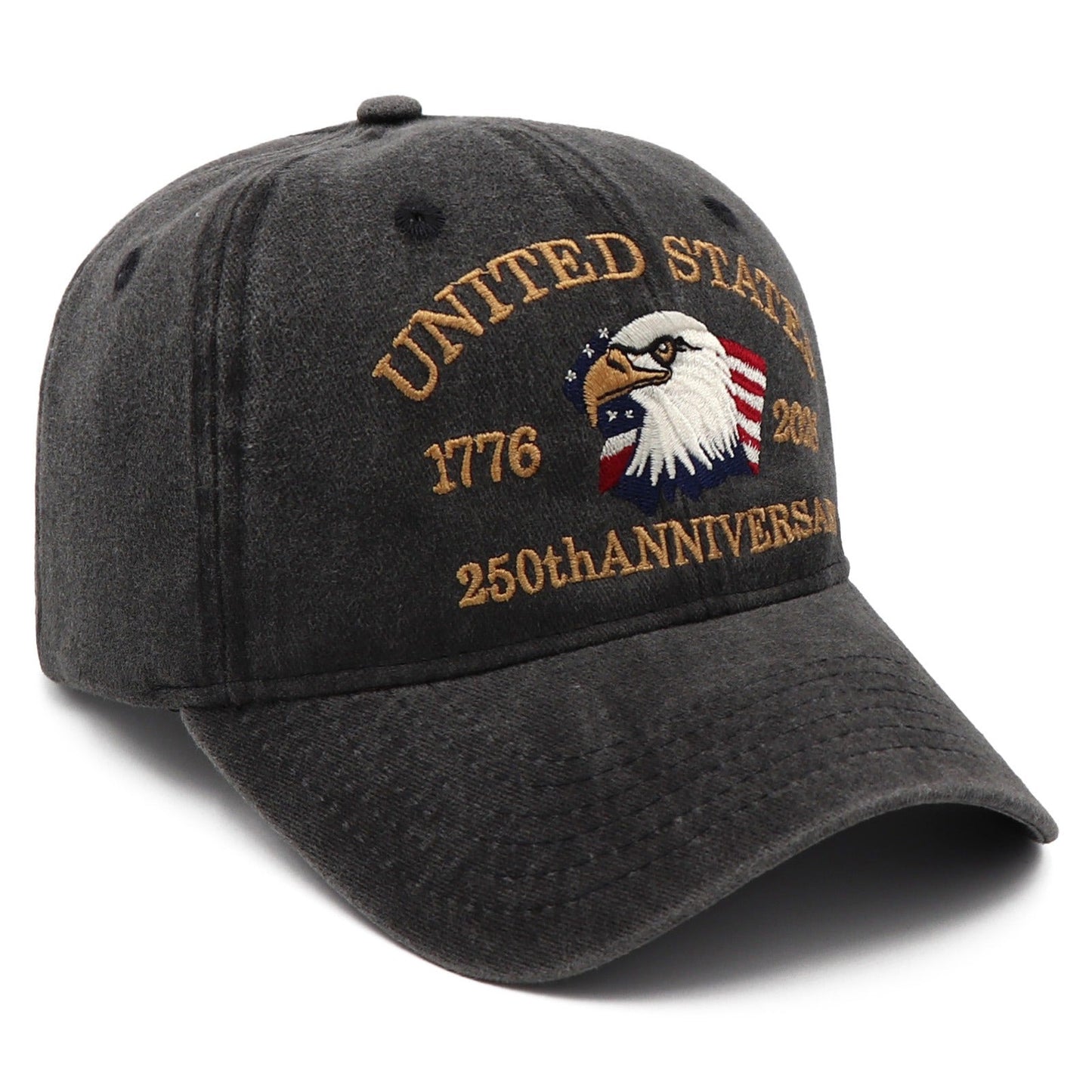 Exclusive USA 250th Anniversary Eagle Cap (1776–2026) — Embroidered