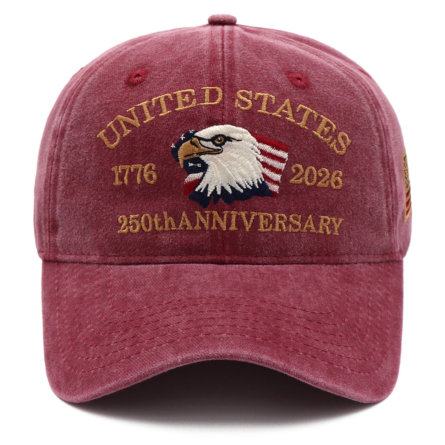 Exclusive USA 250th Anniversary Eagle Cap (1776–2026) — Embroidered
