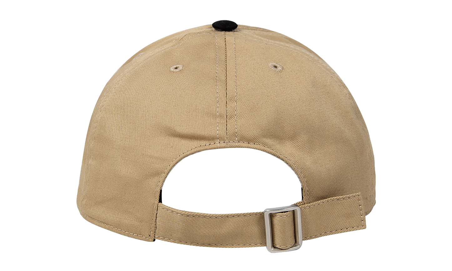Baseball Hat With M Patch In Two-tone Cotton "Beige" CLZC0098UX 00M02