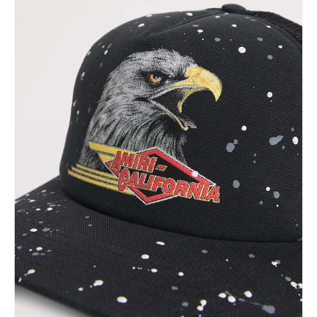 Amiri Vintage Trucker Hat Black