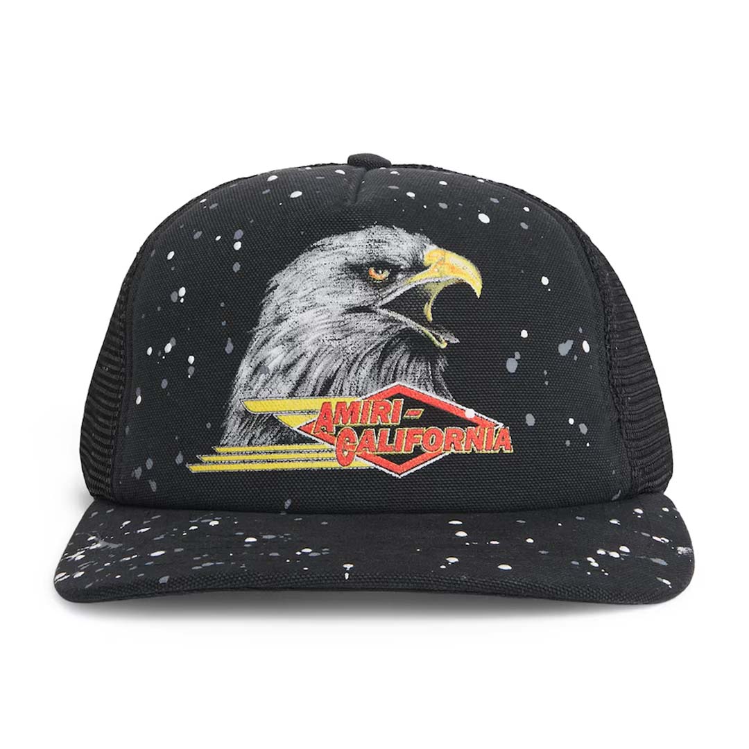 Amiri Vintage Trucker Hat Black