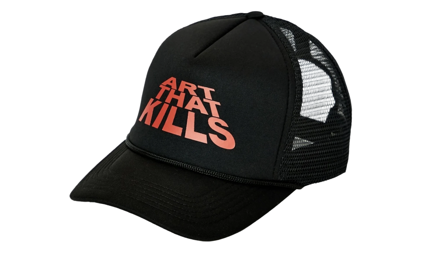 ATK Stack Logo Trucker Hat "Black / Red" GD182