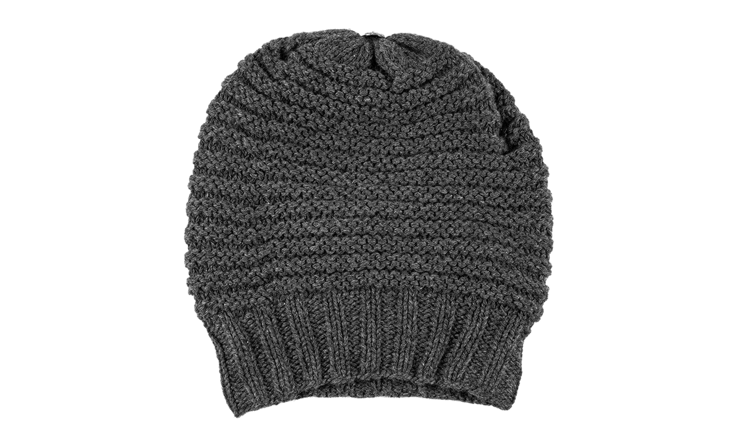 Triple Cemetery Cross Beanie "Grey" CHRM1524