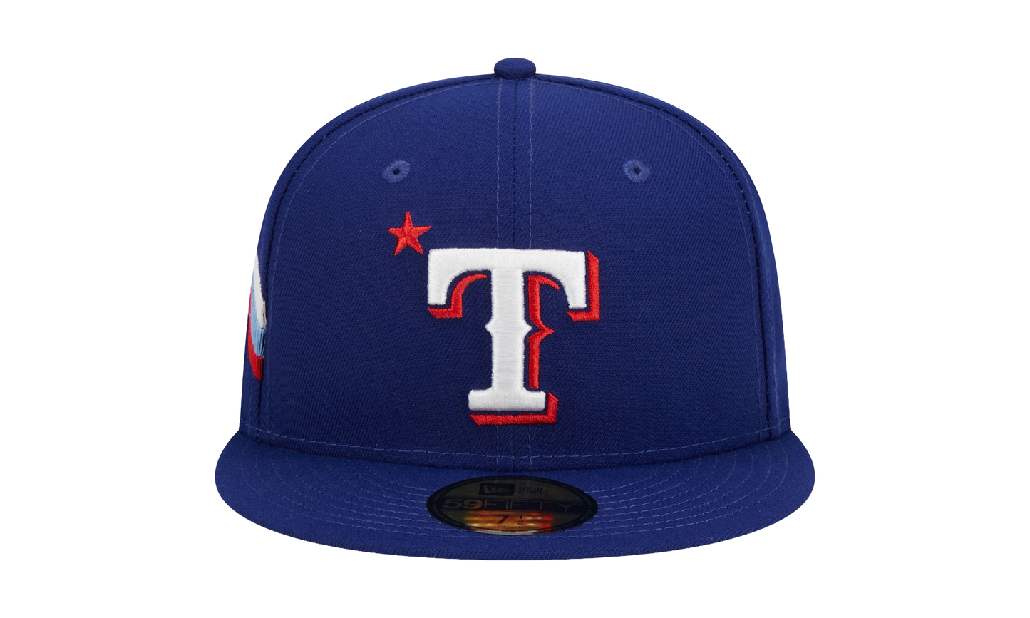 59FIFTY Texas Rangers 2023 All Star Game Fitted Hat "Royal Blue / Grey - Under Brim" NE919