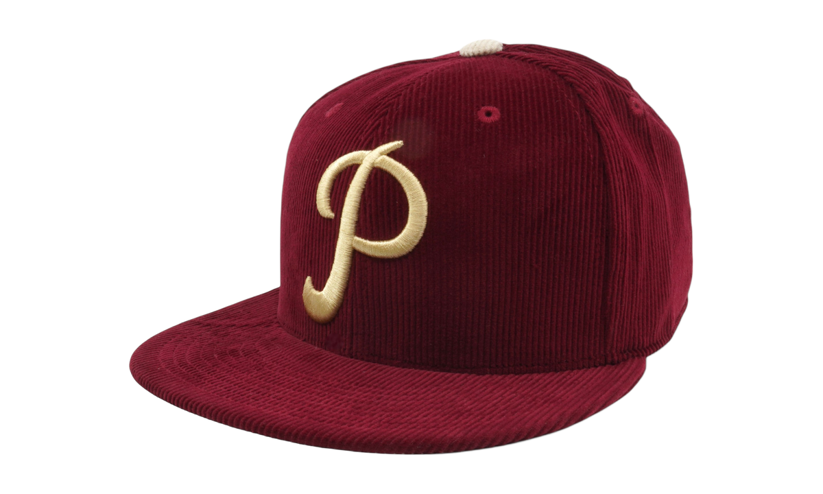 MLB Team Cord Fitted Phillies 1950 Cap "Cardinal" 6HSF1838 PPH50PPPCARD