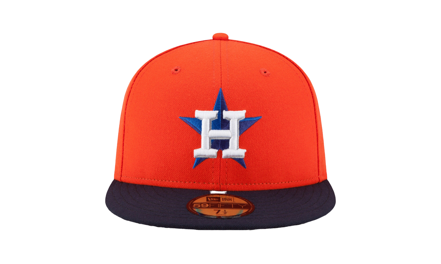 59FIFTY Houston Astros 2017 AC Perf Alt Fitted Hat "Dark Orange / Navy / Black - Under Brim" NE972