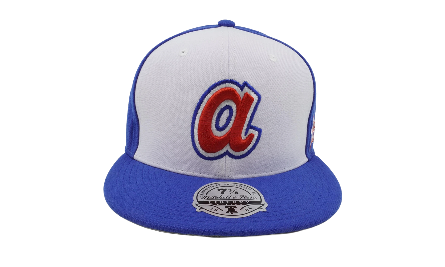 MLB Cooperstown Evergreen Fitted Cap "Atlanta Braves - White" HHSF6855 ABRYYPPPWHIT