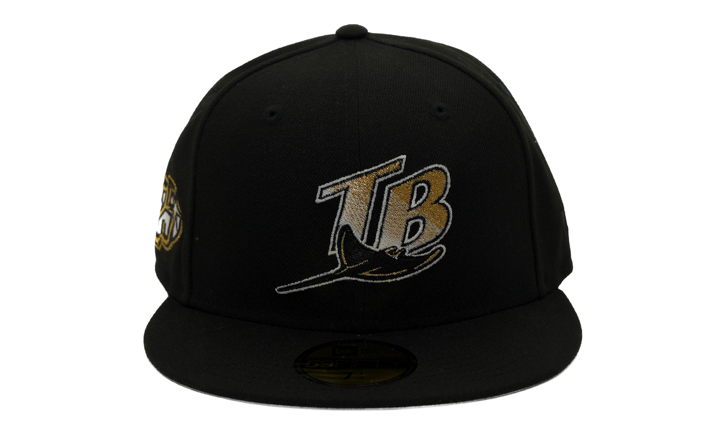 5950 Tampa Bay Rays Fitted Hat "25 Seasons" "Metallic Gold - FRSH Exclusive" NE1215