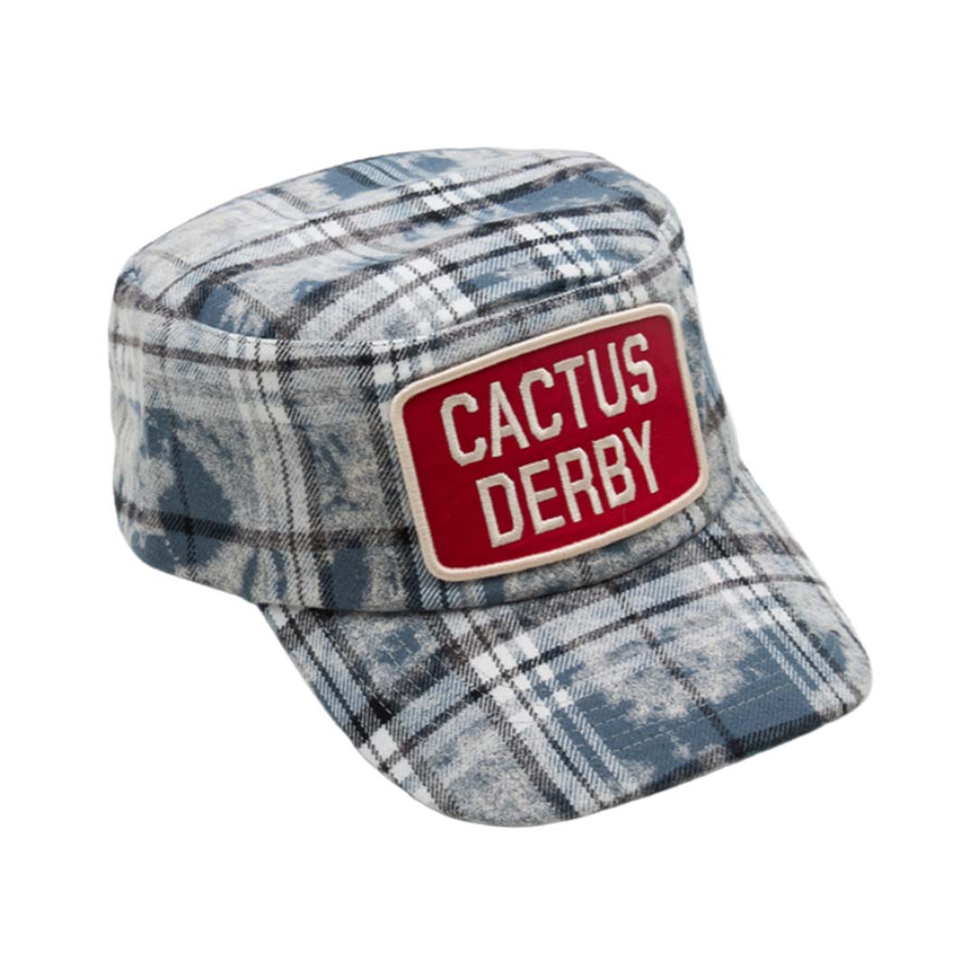 Cactus Valley Flannel Painters Cap Blue Hat
