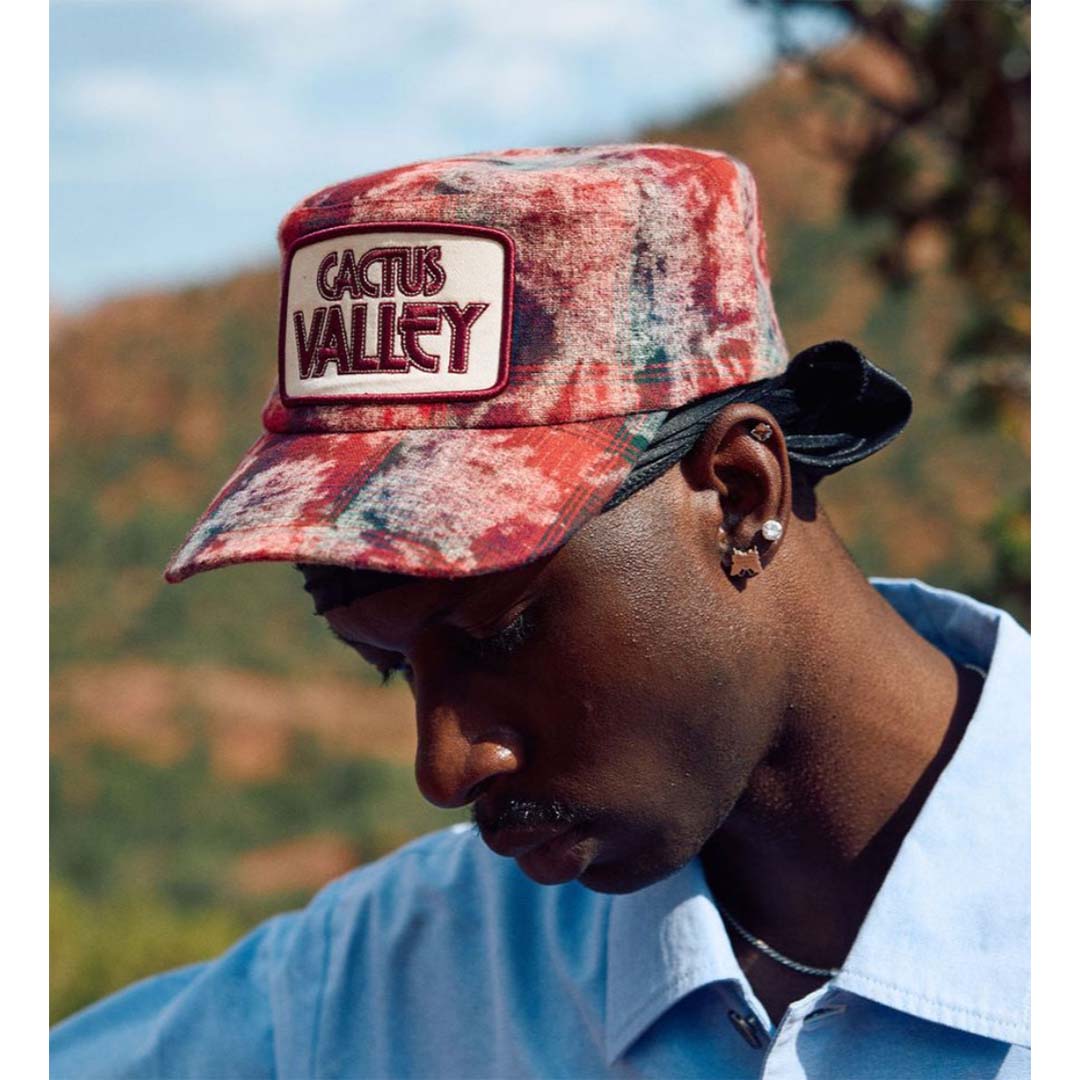 Cactus Valley Flannel Painters Cap Red Hat