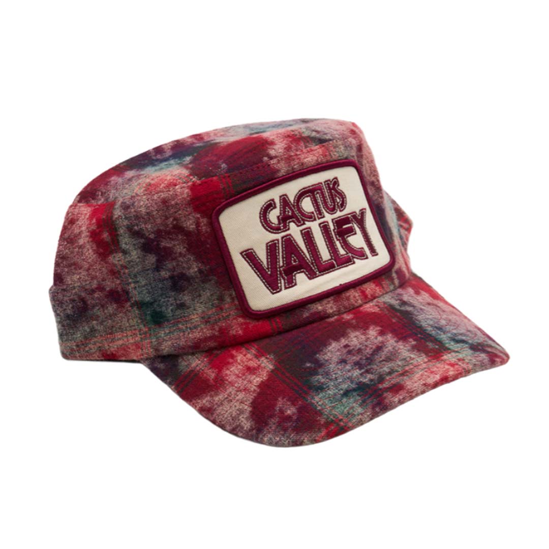 Cactus Valley Flannel Painters Cap Red Hat
