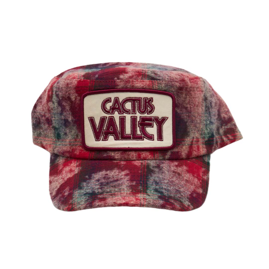 Cactus Valley Flannel Painters Cap Red Hat