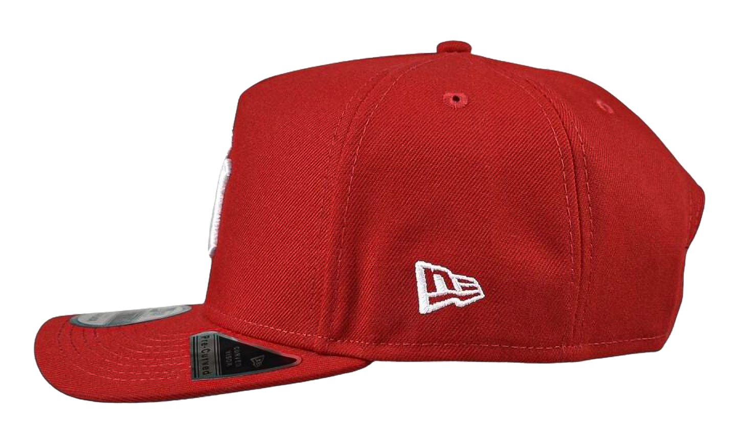 9FIFTY A-Frame New York Yankees Snapback Hat "Scarlet" NE1243