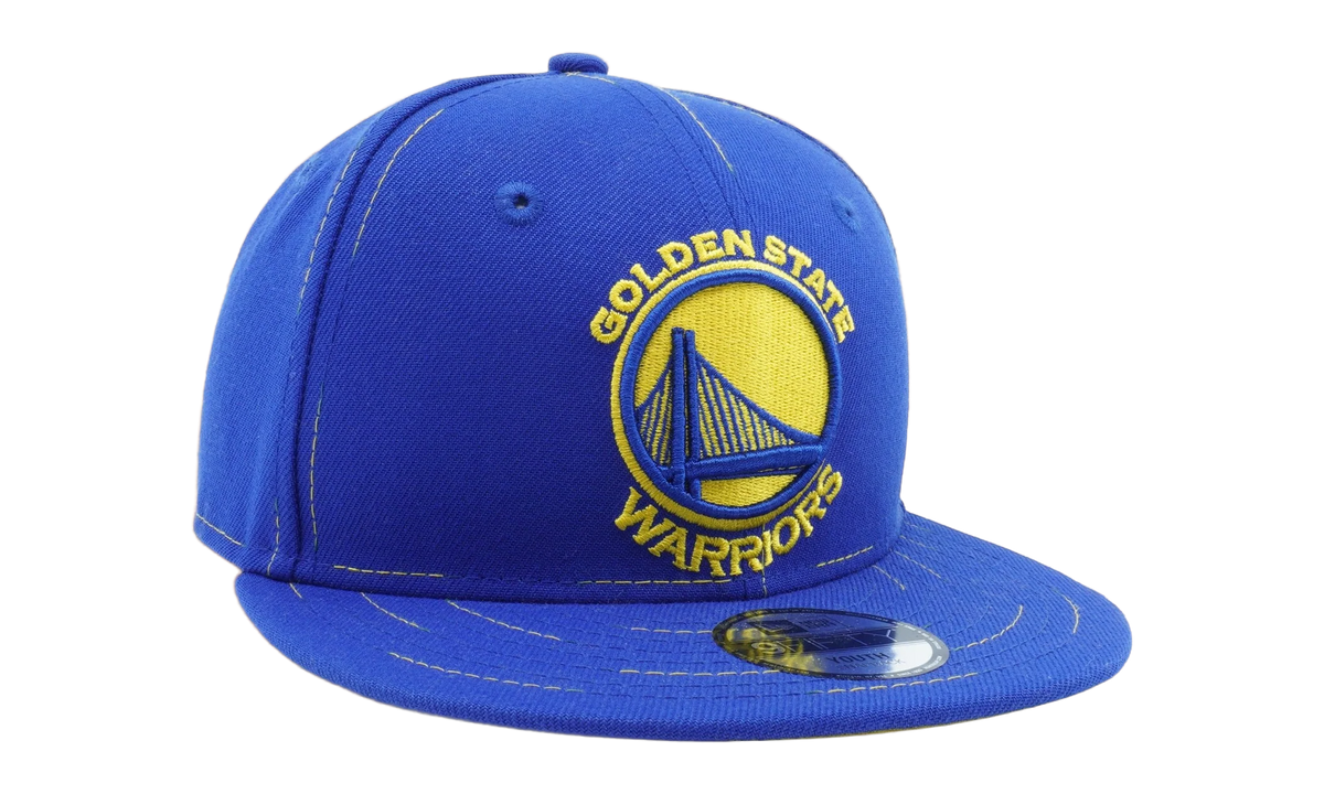 9FIFTY Golden State Warriors NBA Savvy Stitch Snapback Hat Youth "Blue" NE1179