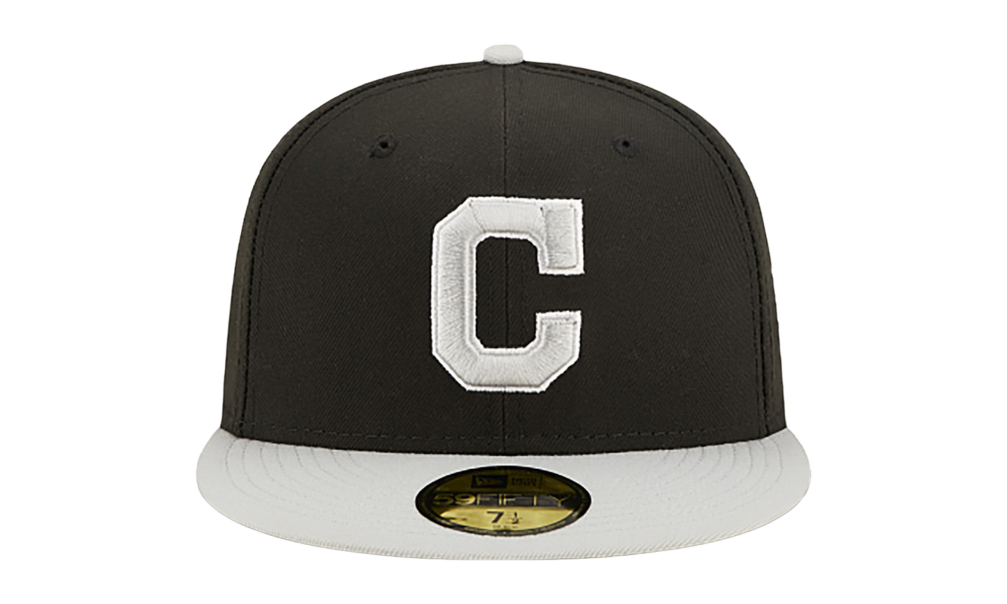 59FIFTY Cleveland Guardians Authentic Fitted Hat "Black / Grey - Visor" NE794