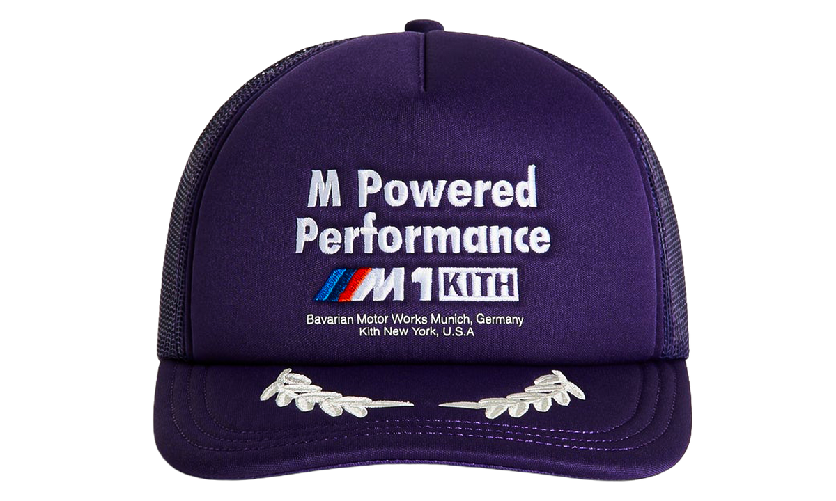 BMW M1 Podium Poly Foam Nolan Trucker Cap "Techno Violet" khma050099 599