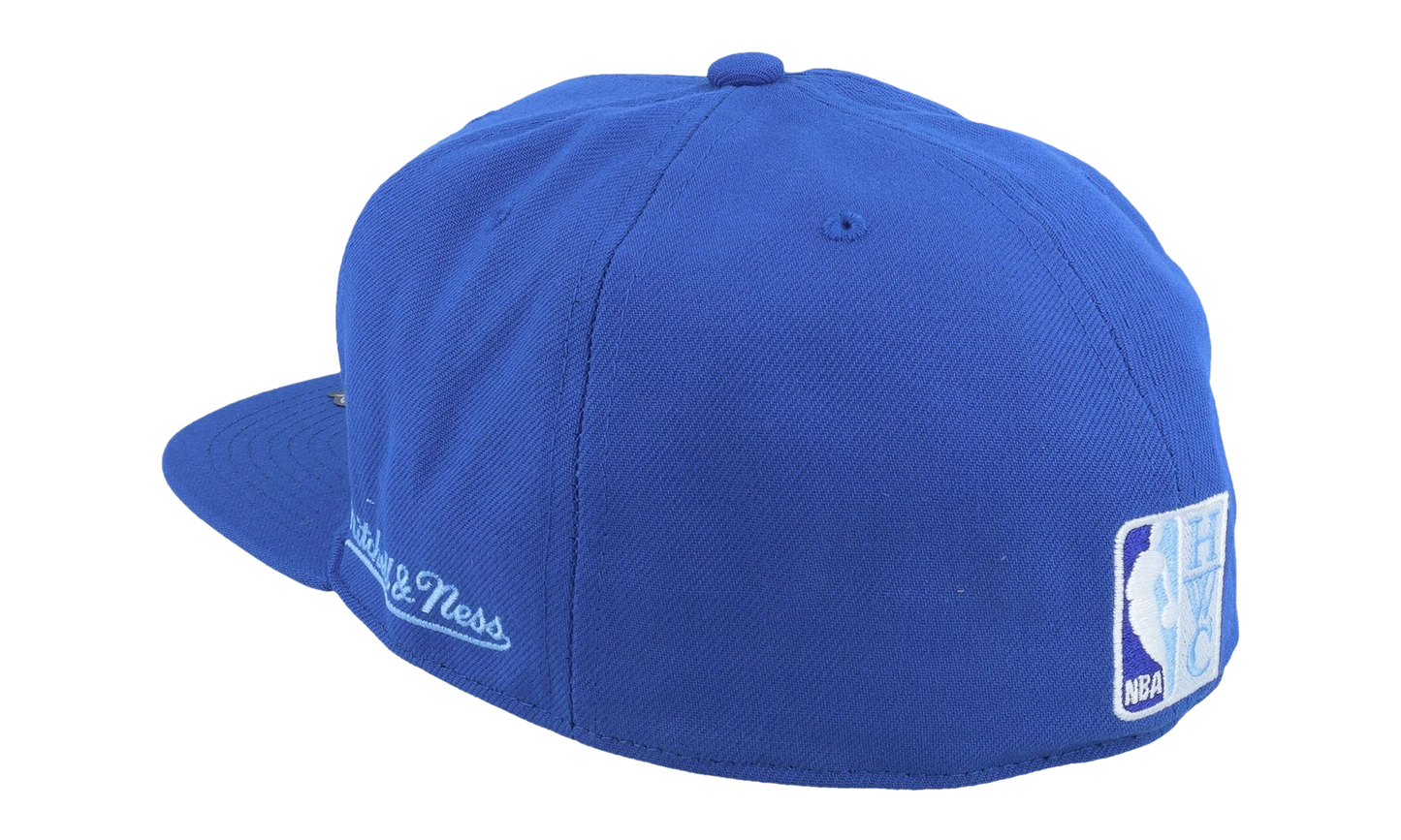 NBA Hardwood Classics Logo History Fitted Cap "Los Angeles Lakers - Blue" HHSF5150 LALYYPPPBLUE