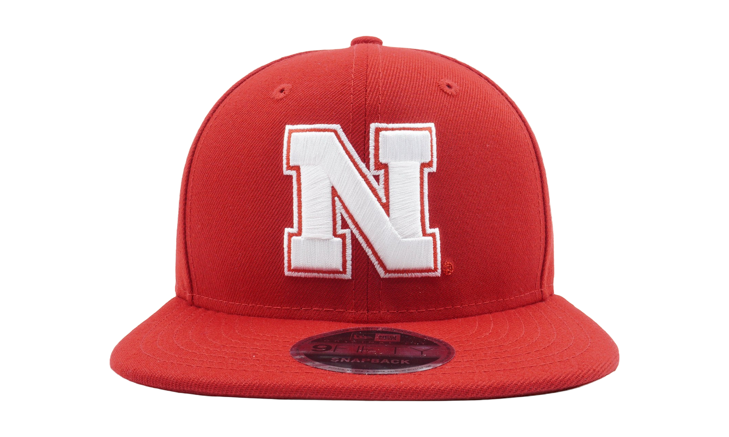 9FIFTY Nebraska Cornhuskers Snapback Hat "Scarlet" NE1020