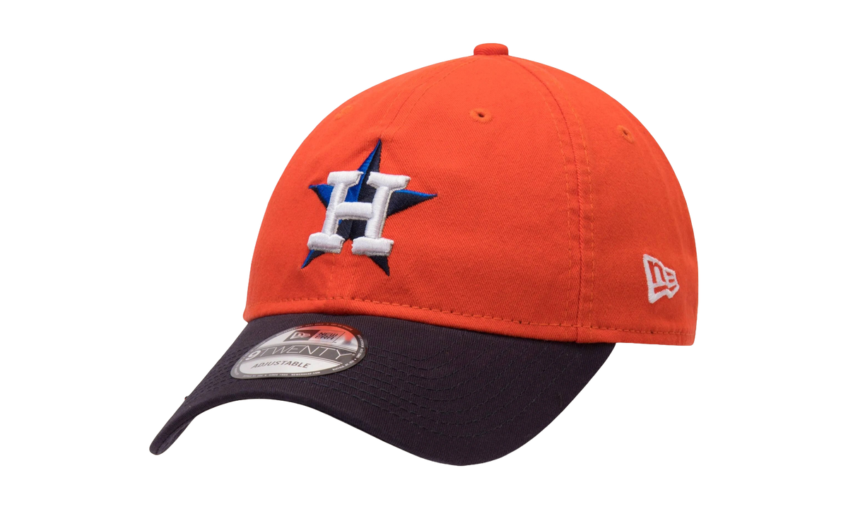 9TWENTY Houston Astros Core Classic Alt Strapback Hat "Burnt Orange / Black - Brim" NE661