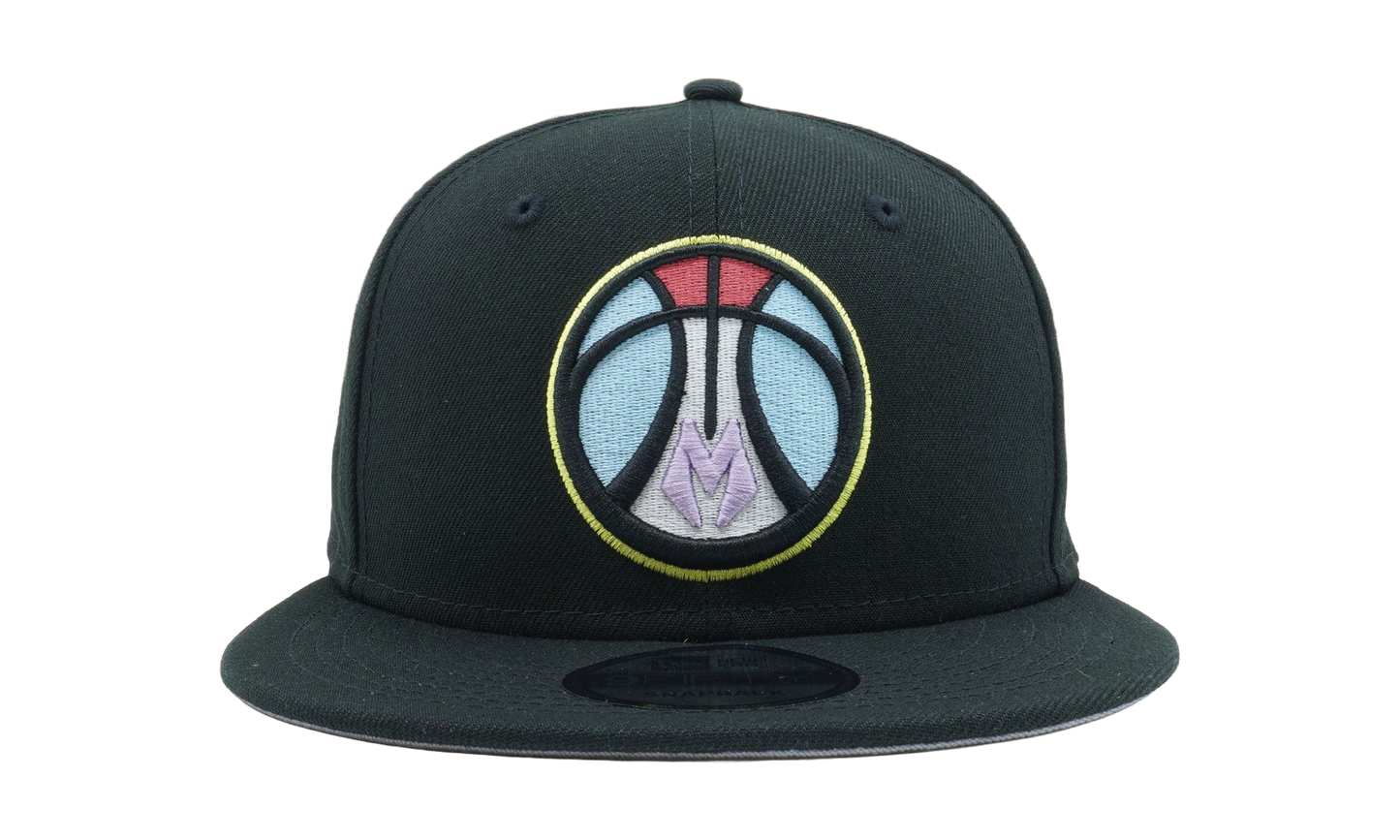 9FIFTY Milwaukee Bucks Color Pack Multi Snapback Hat "Black / Gray - Under Brim" NE867