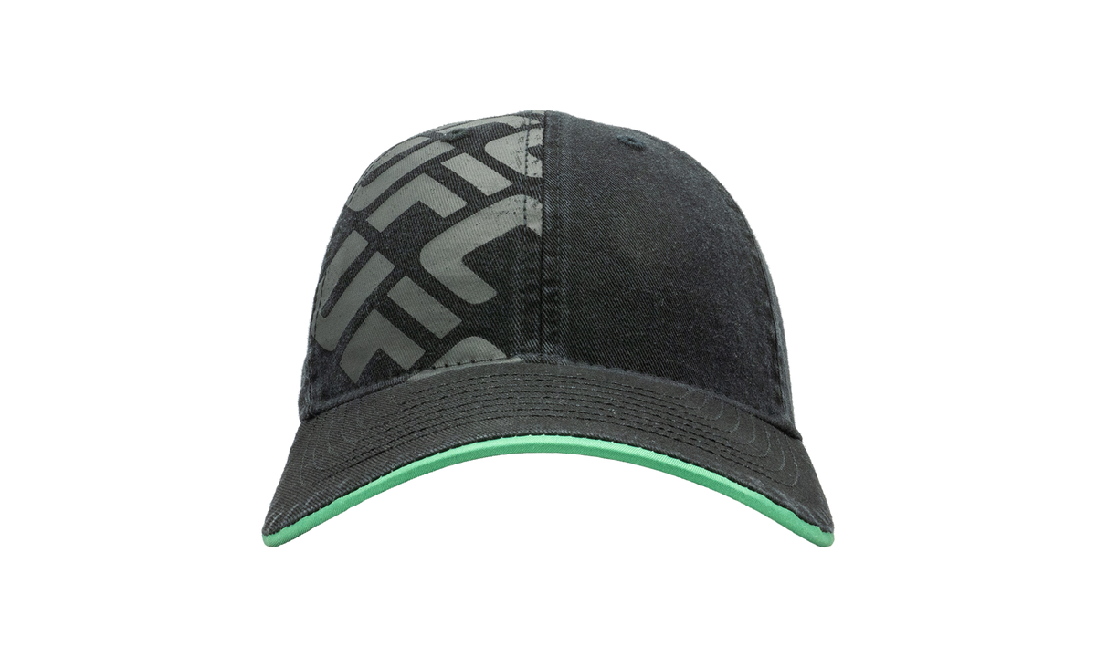 UFC Strapback Dad Hat "Black / Green" EY39Z BKG UUFC