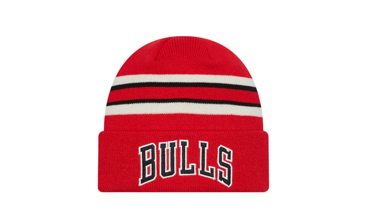 Retro Cuff Knit Chicago Bulls Beanie "Red" 60487289