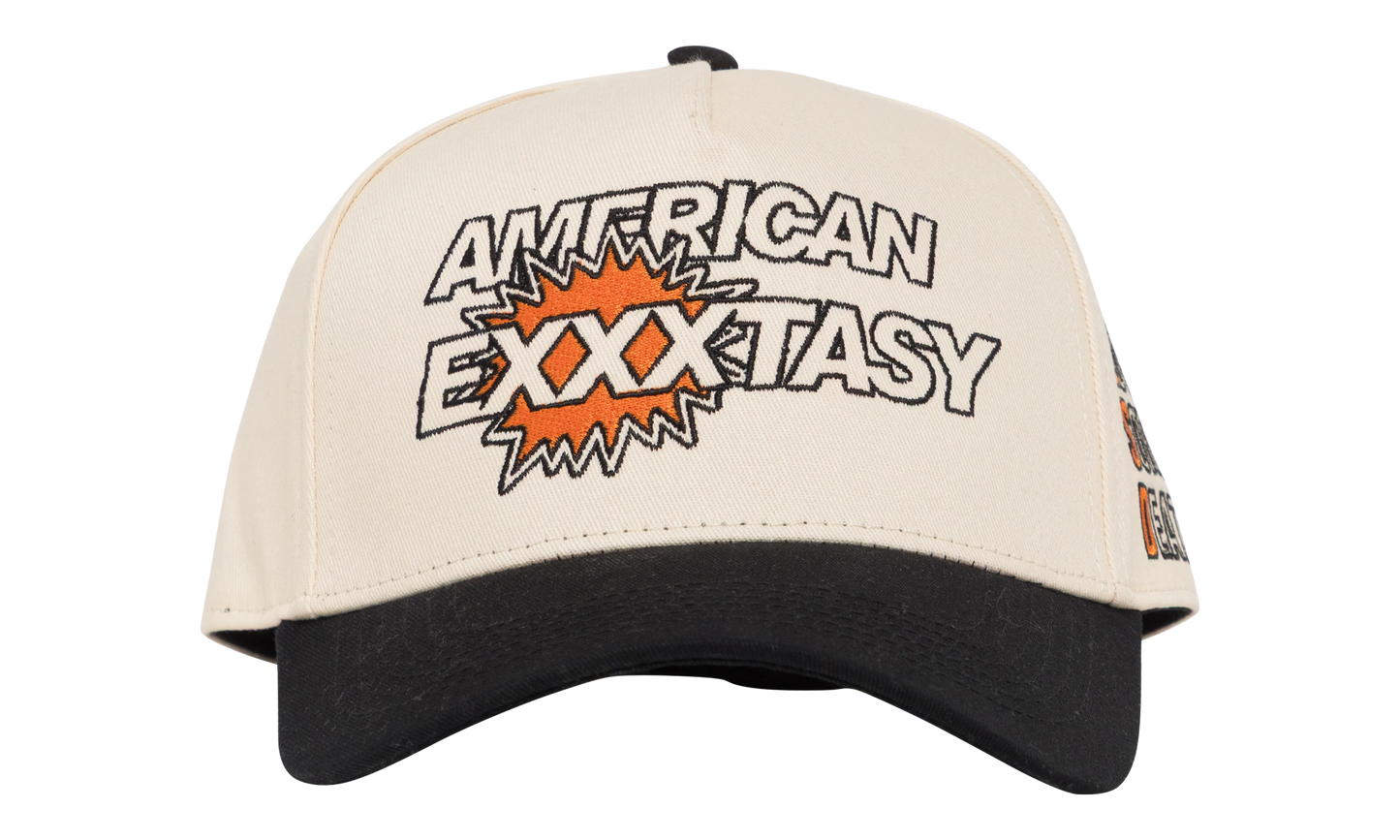American Exxxtasy Hat "White" MRA100W