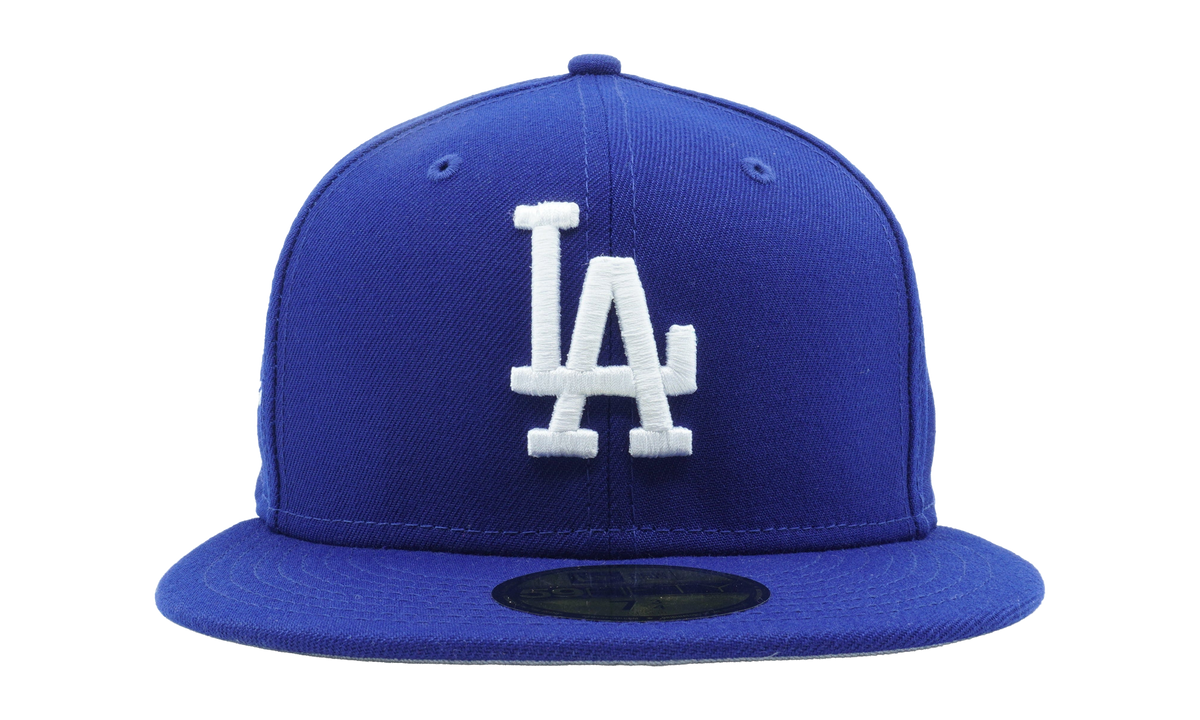 59FIFTY Los Angeles Dodgers World Series Champions Fitted Hat "Royal Blue / Grey - Under Brim" NE826