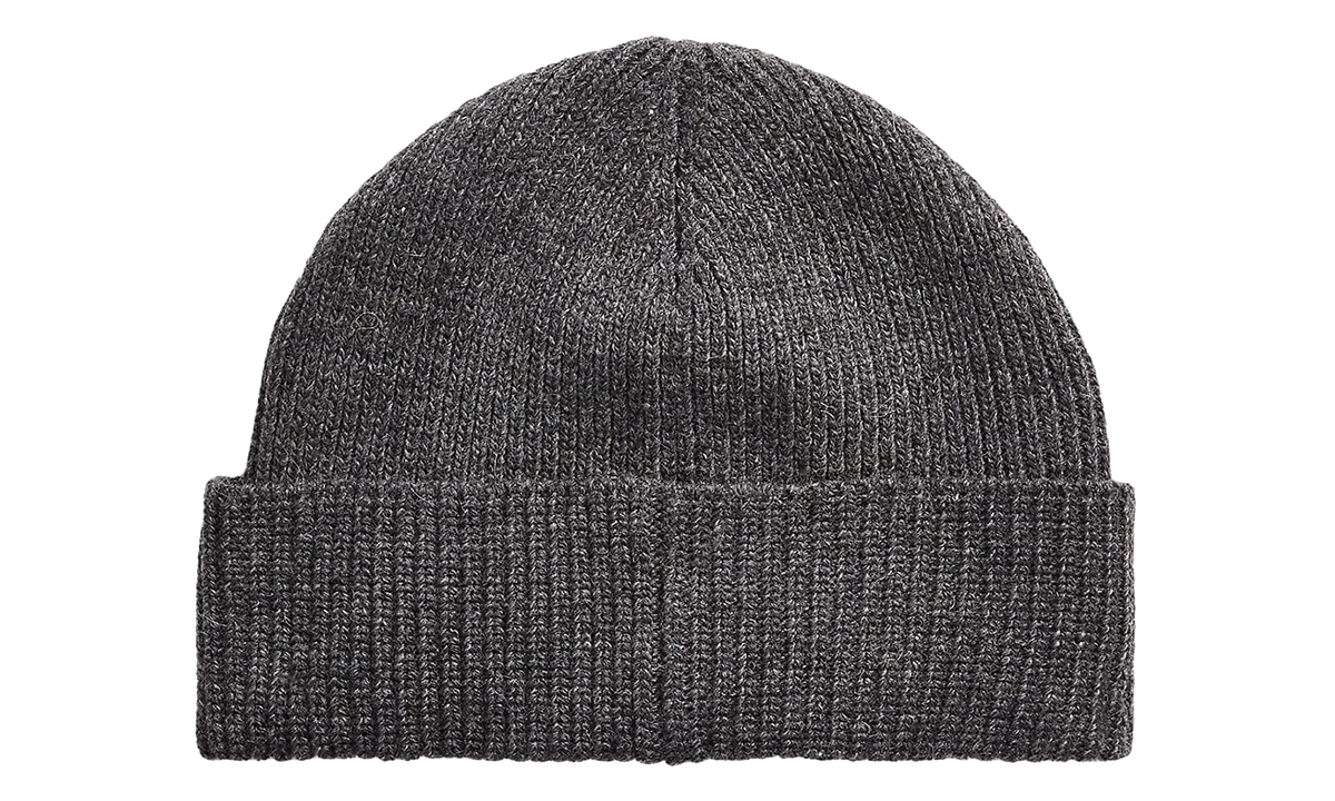 SOLID FLAG BEAR BEANIE "Charcoal" PC0873 032