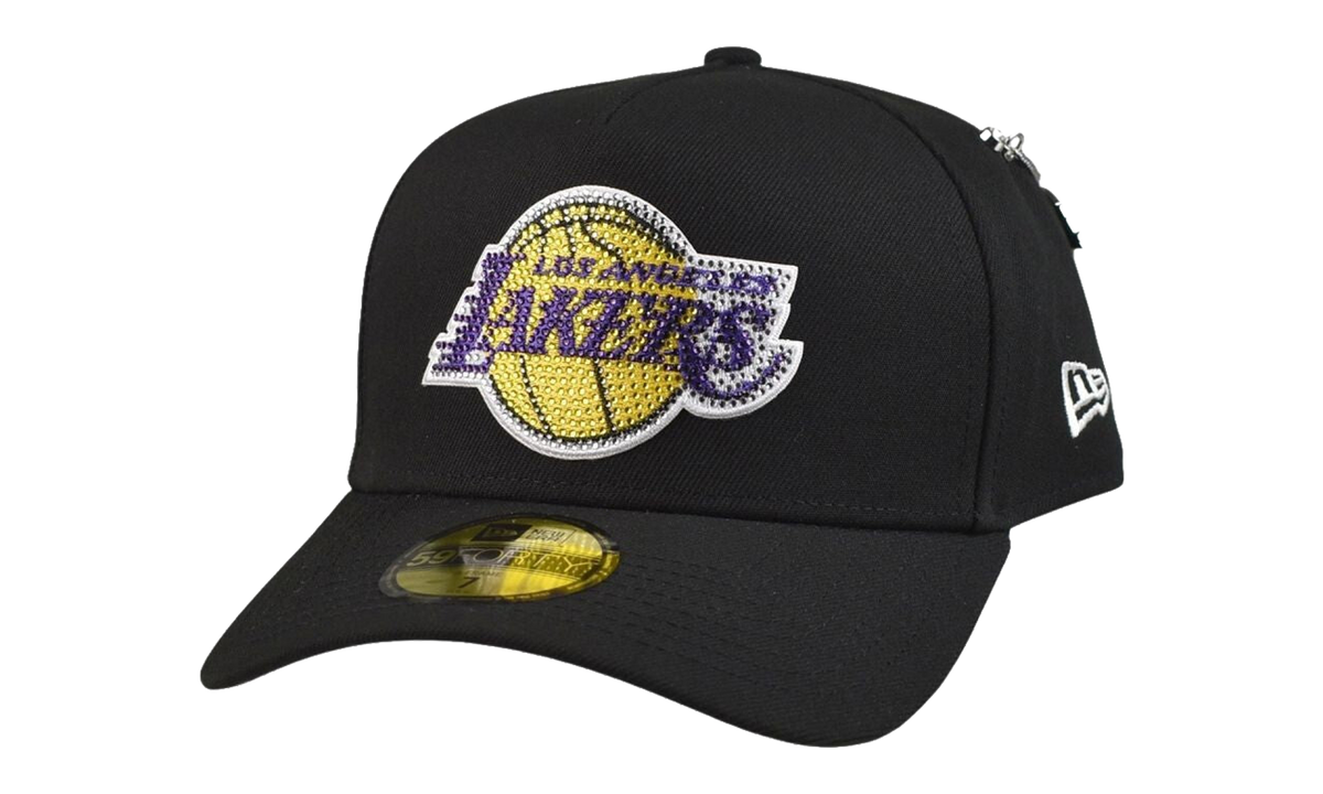 59FORTY NBA26 Draft Los Angeles Lakers Rhinestones Fitted Hat "Black" 60861381