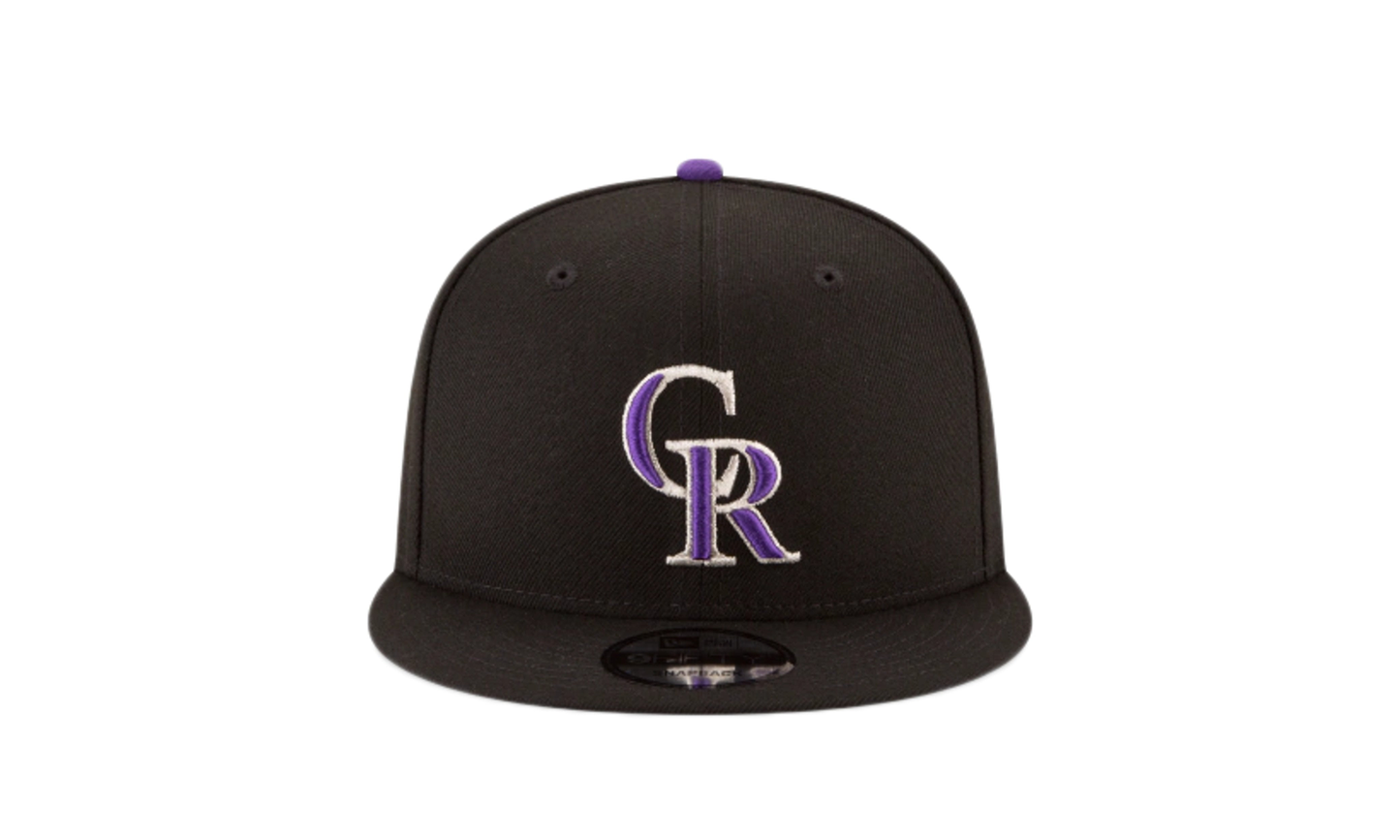 9Fifty MLB Colorado Rockies Basic Snapback Hat "Black" 11591059
