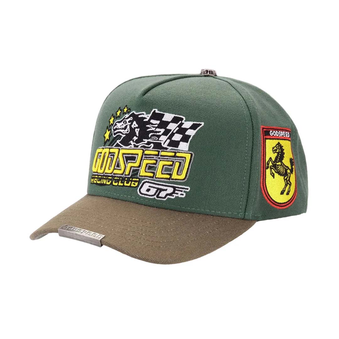 Godspeed GRC Members Trucker Hat Green Brown