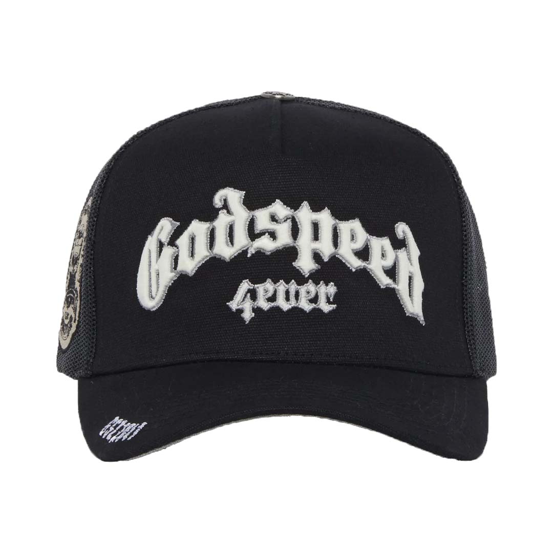 Godspeed Trucker Hat Black White
