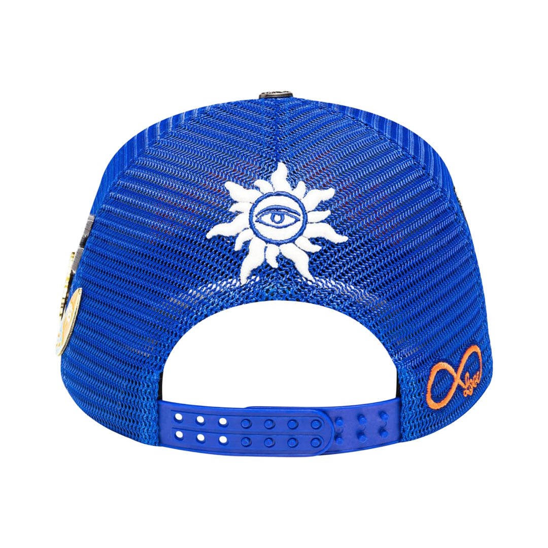 Godspeed Trucker Hat Blue Orange