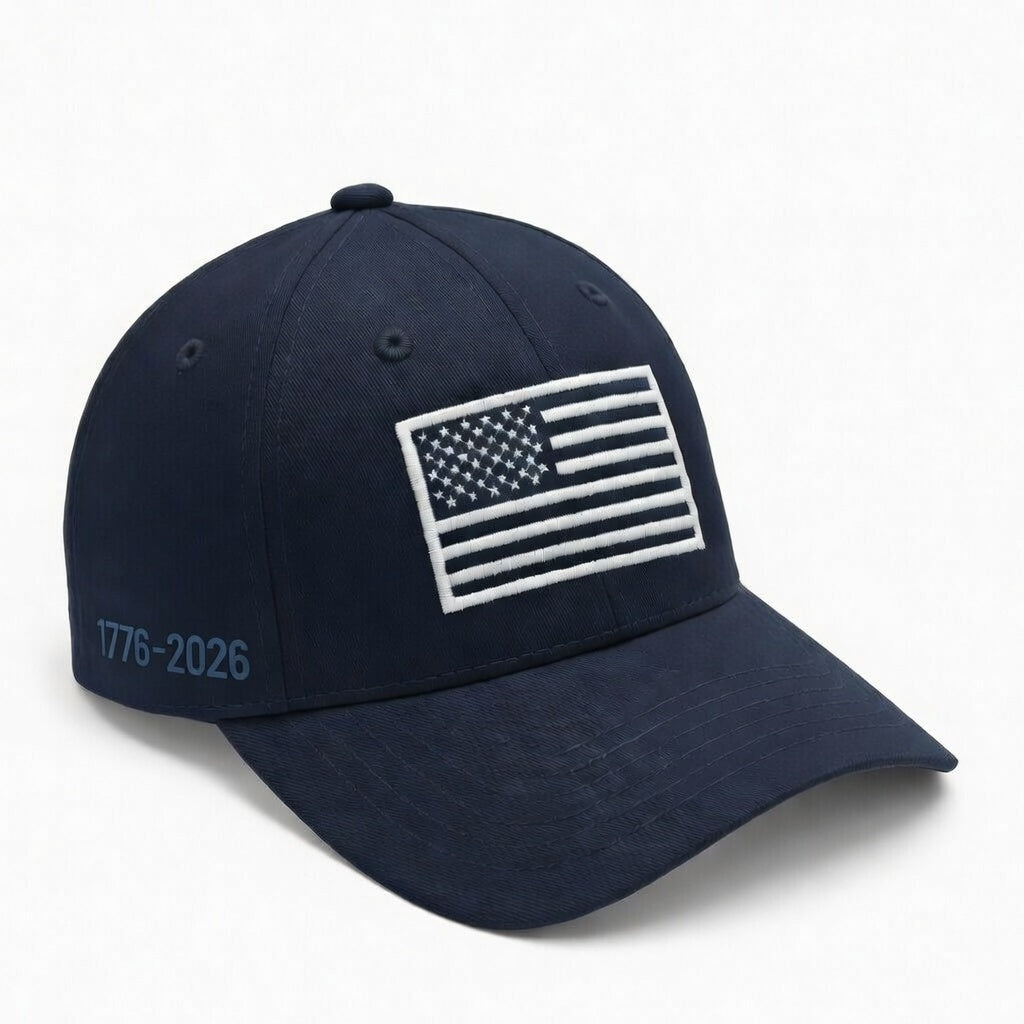 America 250th Anniversary Hat – American Flag Baseball Cap 1776 - 2026 (Exclusive)