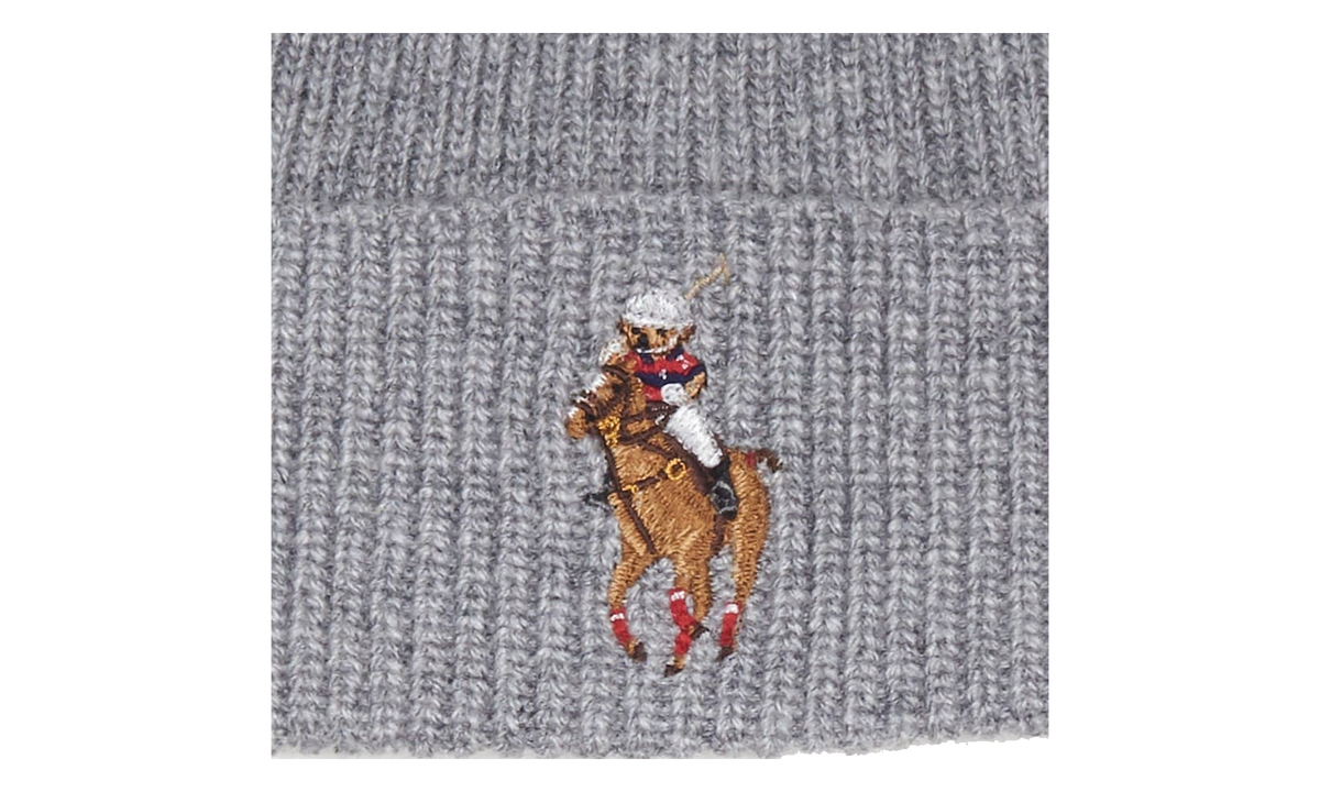 RECYCLED RIDING BEAR BEANIE "Grey" PC0812 044