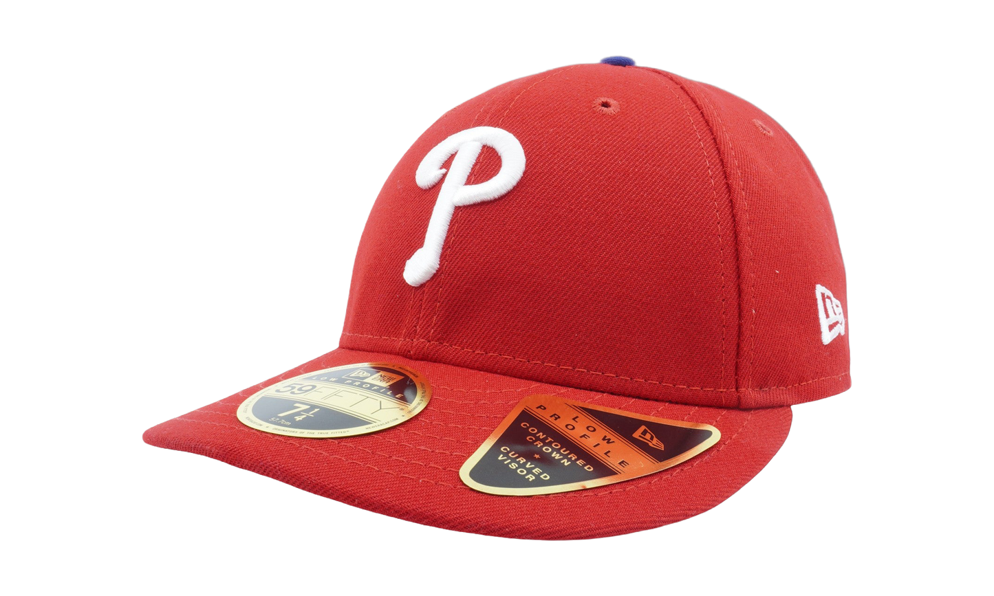 59FIFTY Philadelphia Phillies Low Profile Authentic Fitted Hat "Red" NE998