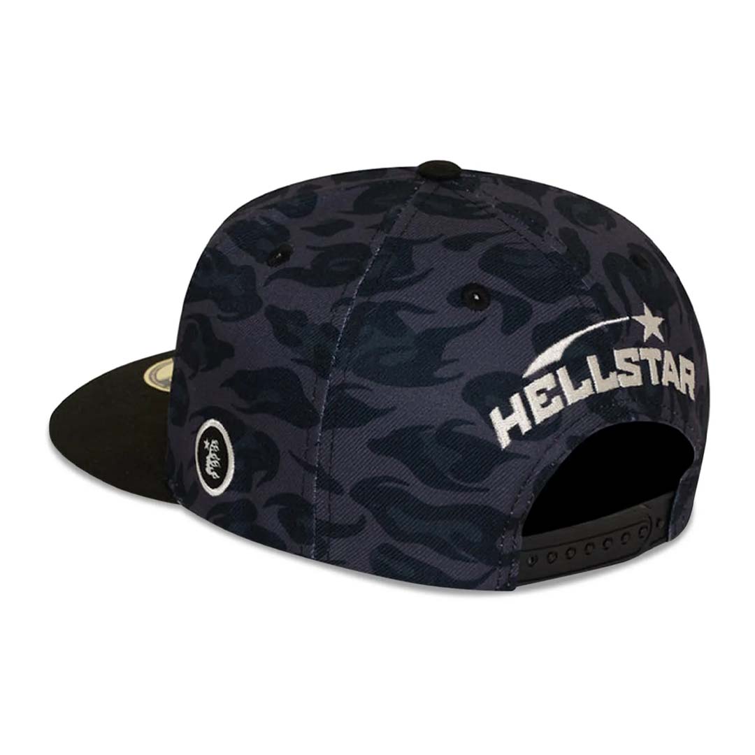 Hellstar Cheetah Print Snapback Hat 'Black'