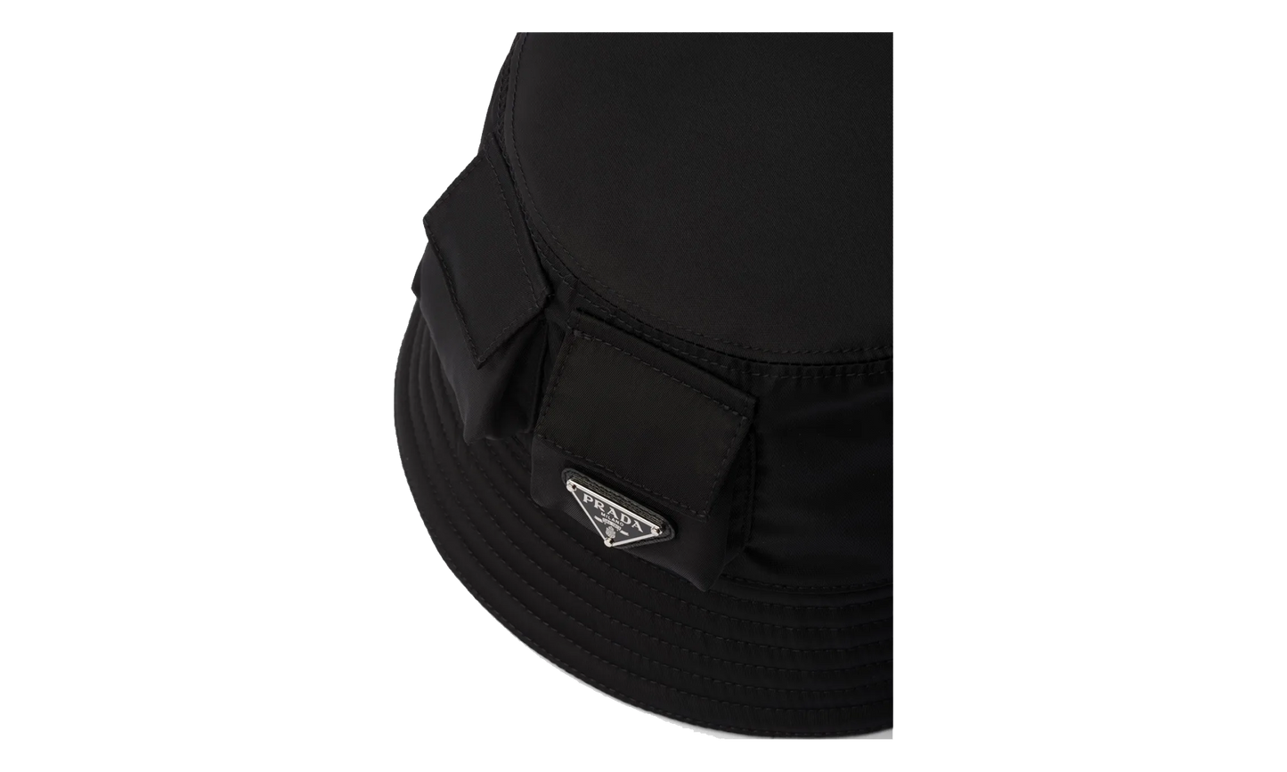 Re-Nylon Cargo Bucket Hat "Black" 2HC350_2DMI_F0002