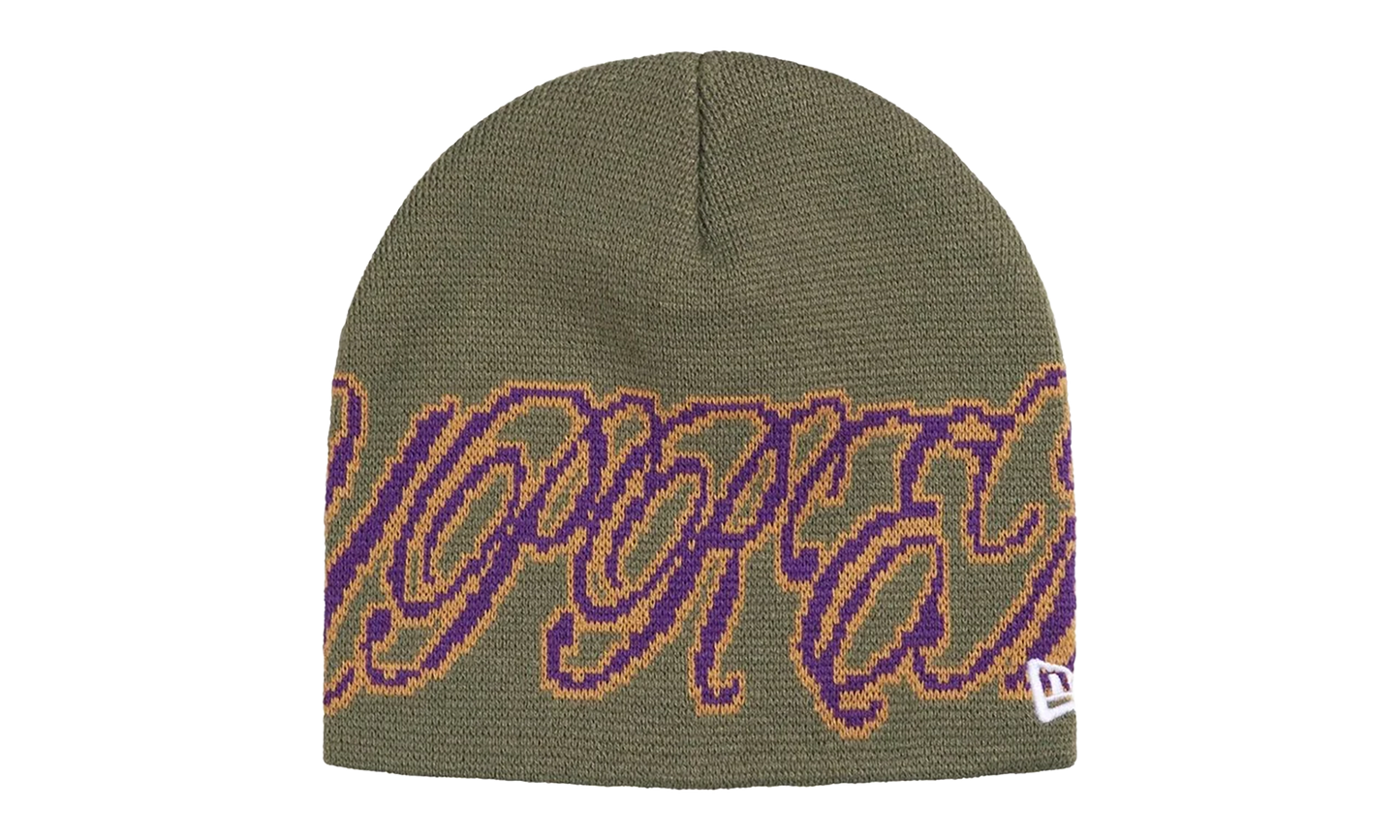 New Era Cursive Beanie "SS26 - Olive" SU27255