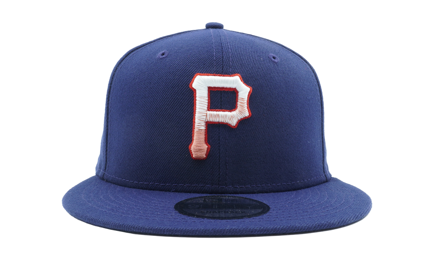9FIFTY Pittsburgh Pirates Patriot Fade Snapback Hat "Navy" NE760