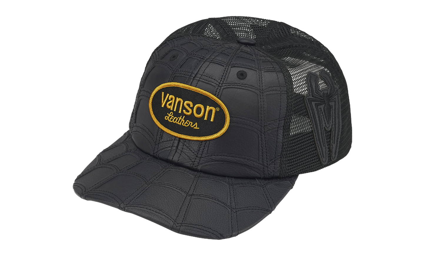 Vanson Leathers® Spider-Man Mesh Back 6-Panel "SS26 - Black" SU27752