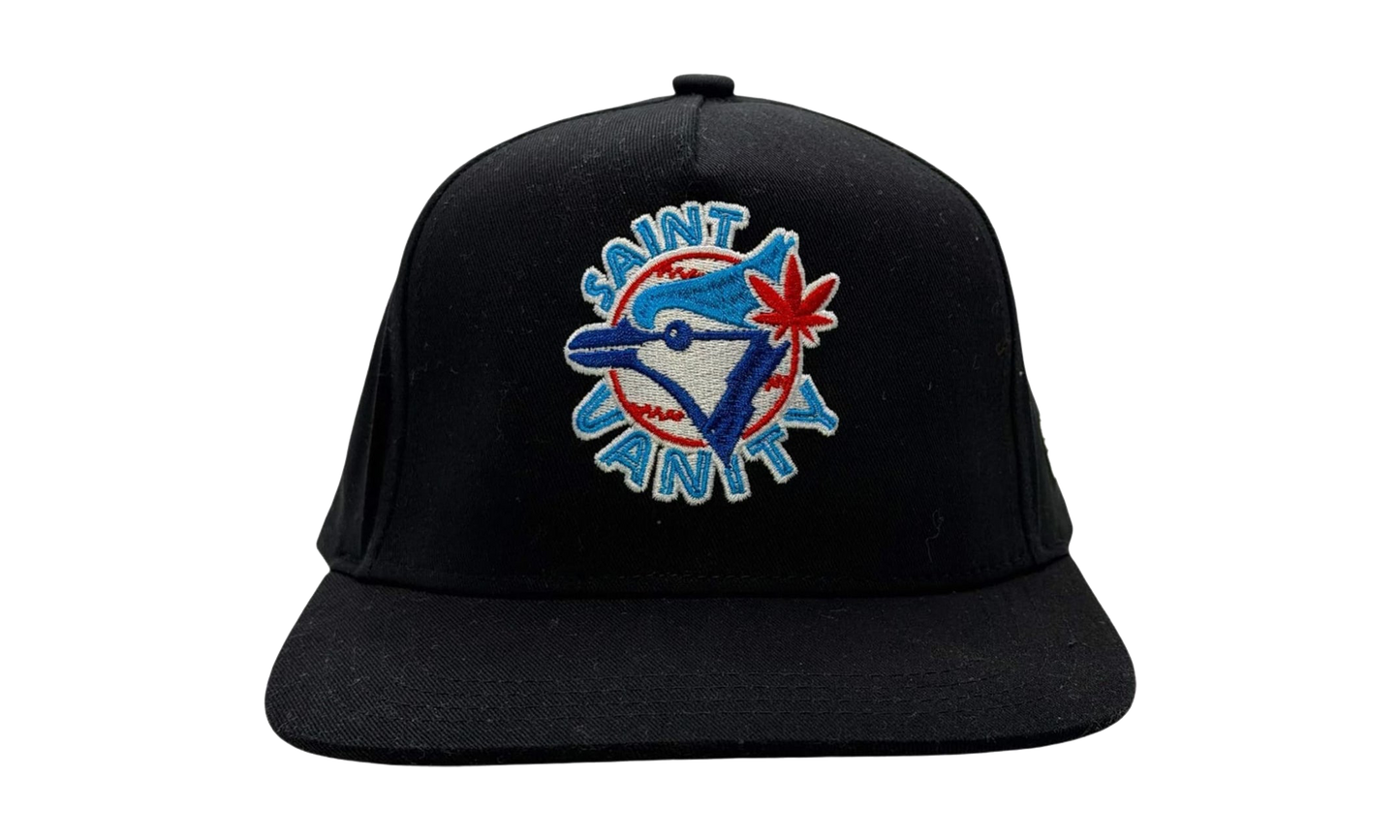 Blue Bird Snapback Hat "Black" SV032