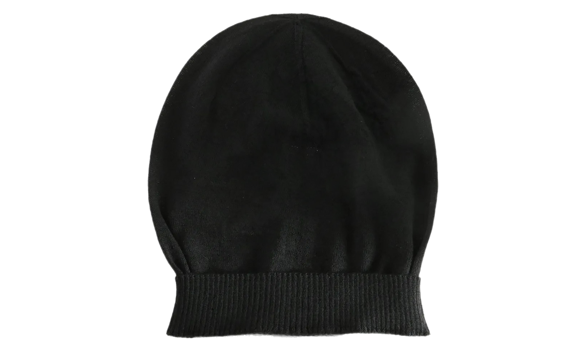 Ribbed-Trim Beanie "Black" RU02F4494 M 09